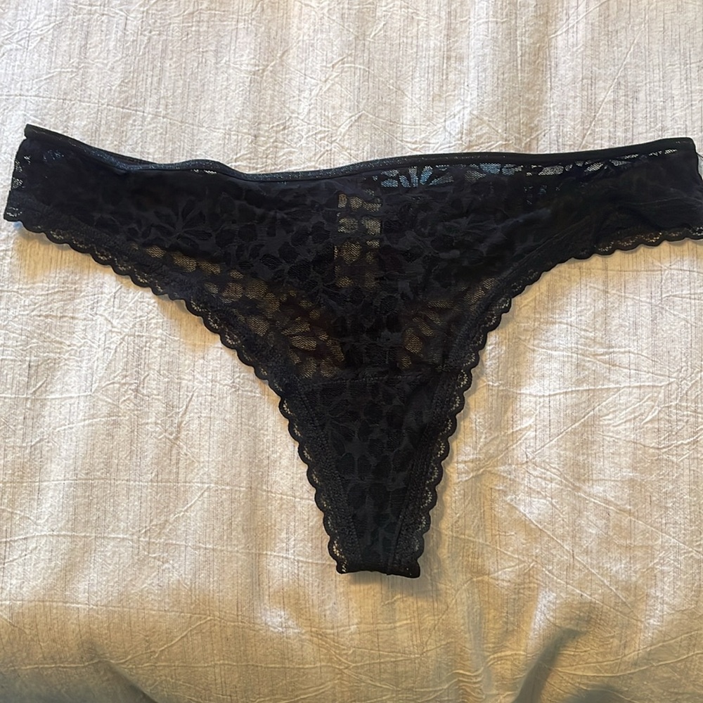 Aerie Lace Panties - Brown, Tan, Orange, and Black - Picture 5 of 6
